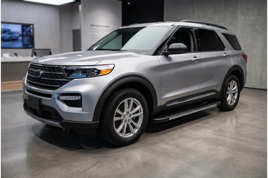 Ford Explorer 2019- Marchepieds Latéraux Duru (2 pcs, Aluminium) Image