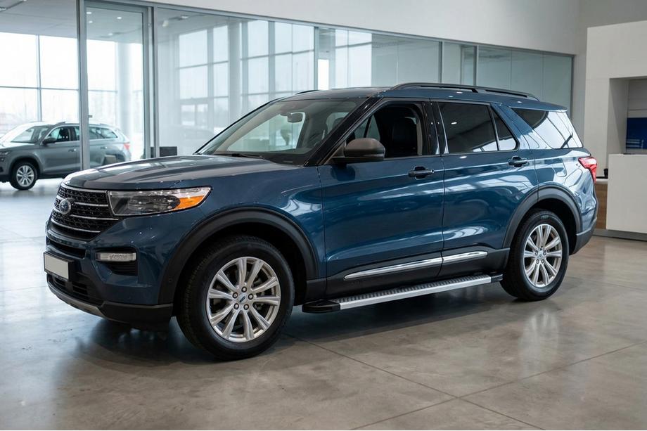 Ford Explorer 2019- Marchepieds Latéraux Maya V2 (2 pcs, Aluminium) Image