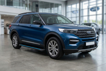 Ford Explorer 2019- Marchepieds Latéraux Maya Blue (2 pcs, Aluminium) photo 1