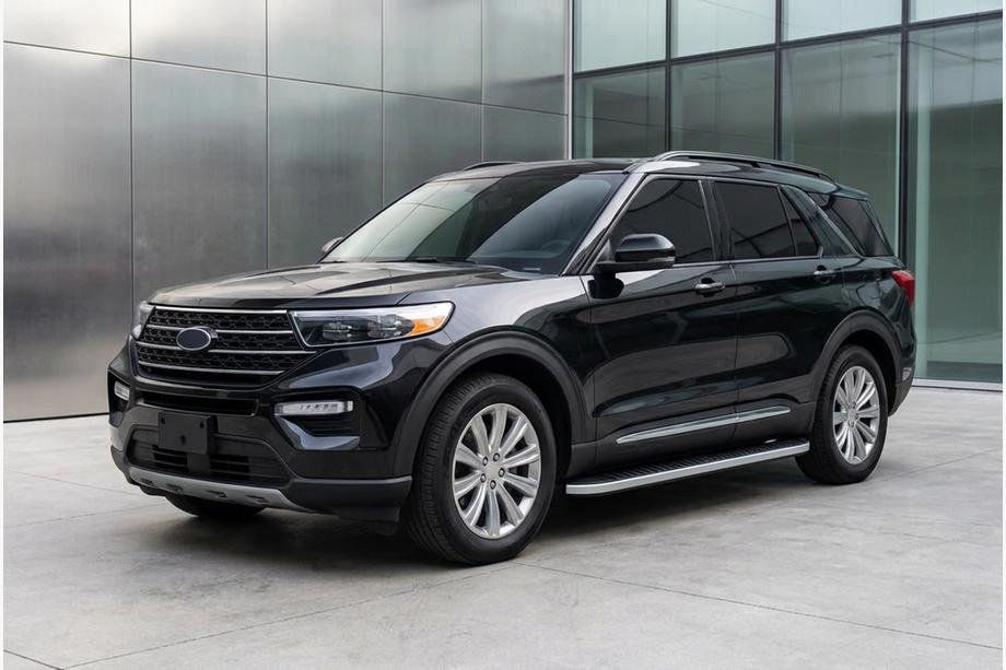 Ford Explorer 2019- Marchepieds Latéraux Tayga Grey (2 pcs, Aluminium) Image