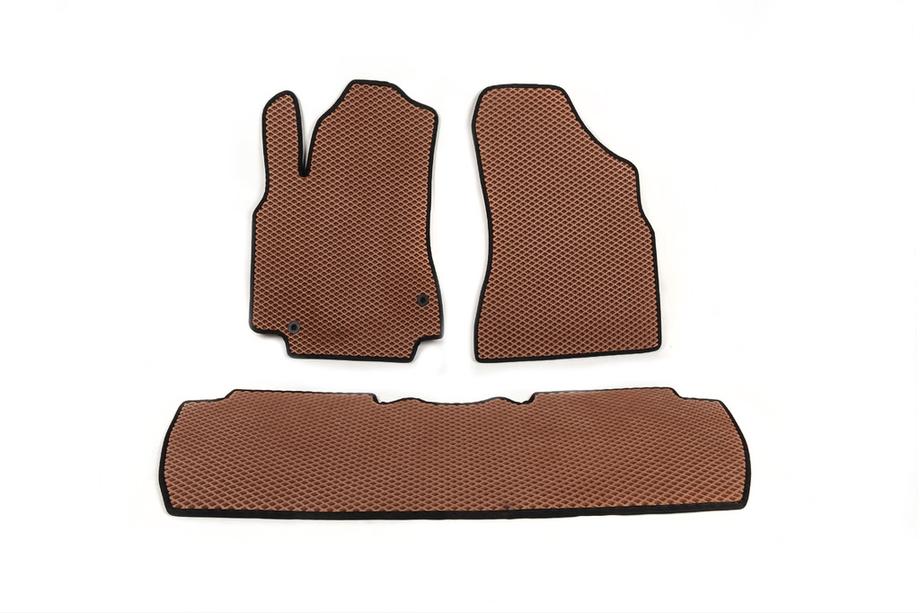 Peugeot Partner Tepee 2008-2018 Tapis de sol EVA (rouge brique) Avant + arrière + seuils de porte (5 pcs) Photo 3