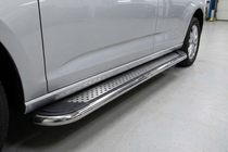Volkswagen Caddy 2020- Marchepieds Latéraux Maydos V2 (2 pcs, Aluminium & Inox) photo 1
