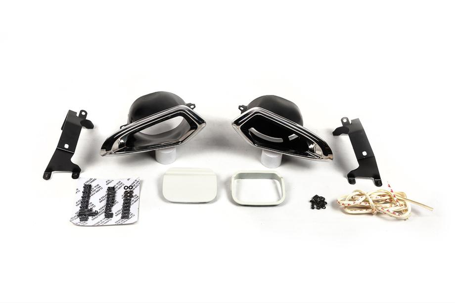 Toyota Land Cruiser 200 2007-2021 Cache arrière 2012-2016 (blanc) Photo 7