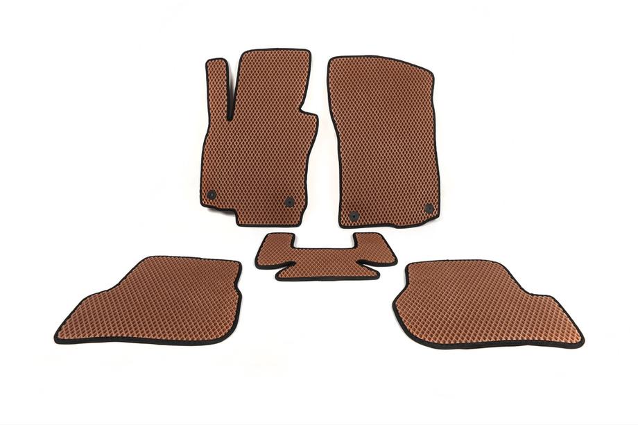 Skoda Octavia II A5 2006-2010 Tapis de sol EVA (rouge brique) Image