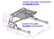 Volkswagen Amarok 2010-2022 Arceau avec panier Dakar (pour couvre-benne enroulable) photo 5