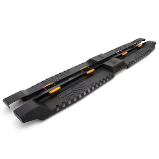 Marchepieds latéraux Dakar V2 avec LED (2 pcs, métal) photo 3