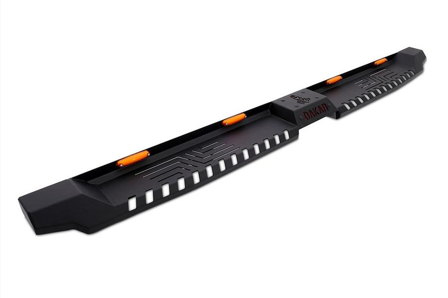 Toyota Hilux 2015- Marchepieds latéraux Dakar V2 avec LED (2 pcs, métal) Photo 5