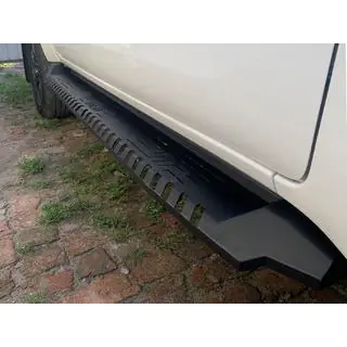 Marchepieds latéraux Dakar V1 sans LED (2 pcs, métal) Toyota Hilux 2015- photo 2