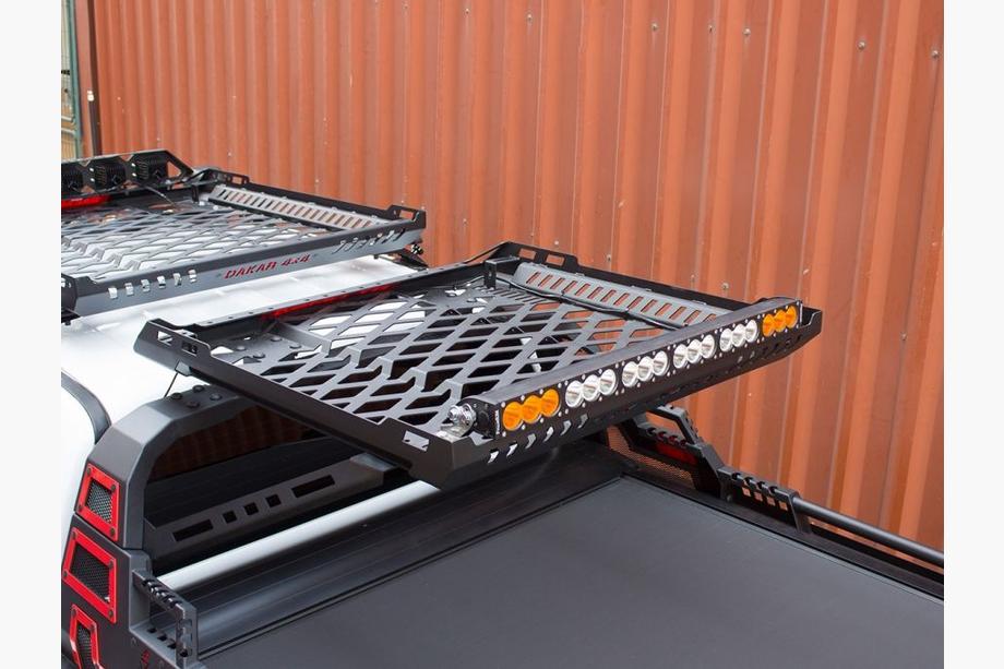 Toyota Hilux 2006-2015 Panier de Toit pour Roll Bar Dakar (100x100 cm) Photo 2
