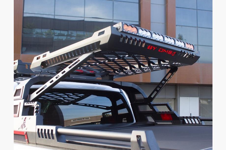 Toyota Hilux 2006-2015 Panier de Toit pour Roll Bar Dakar (100x100 cm) Photo 1