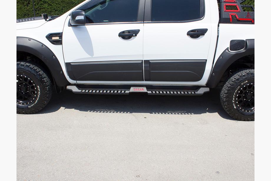 SsangYong Musso II 2018– Marchepieds Dakar V2 sans LED (2 pcs, métal) Photo 2