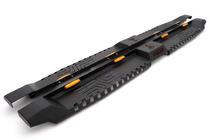 Nissan Navara 2006-2015 Marchepieds latéraux Dakar V2 avec LED (2 pcs, métal) photo 1