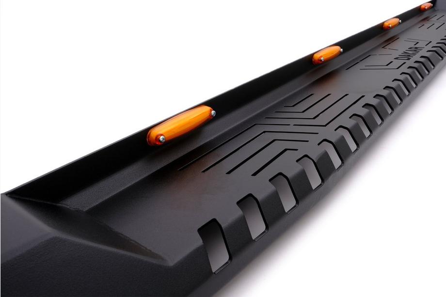 Mitsubishi L200 2006-2015 Marchepieds latéraux Dakar V1 avec LED (2 pcs, métal) Photo 3