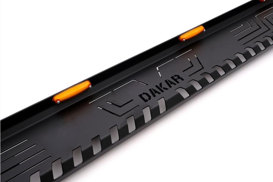 Mitsubishi L200 2006-2015 Marchepieds latéraux Dakar V1 avec LED (2 pcs, métal) Photo 4