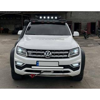 Casquette de pare-brise pour galerie de toit DAKAR (LED) SsangYong Musso ІІ 2018- photo 1