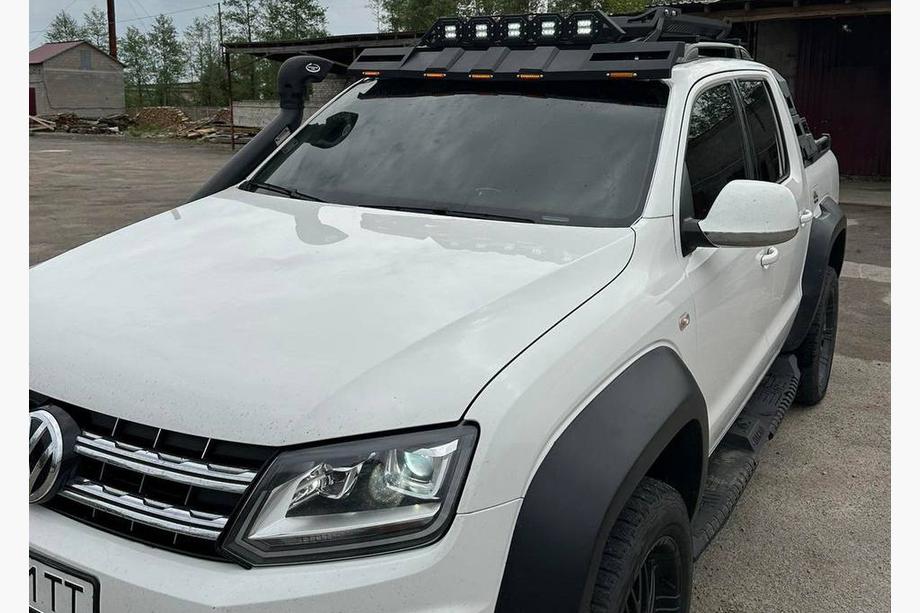 SsangYong Musso II 2018– Casquette de pare-brise pour galerie de toit DAKAR (LED) Photo 3