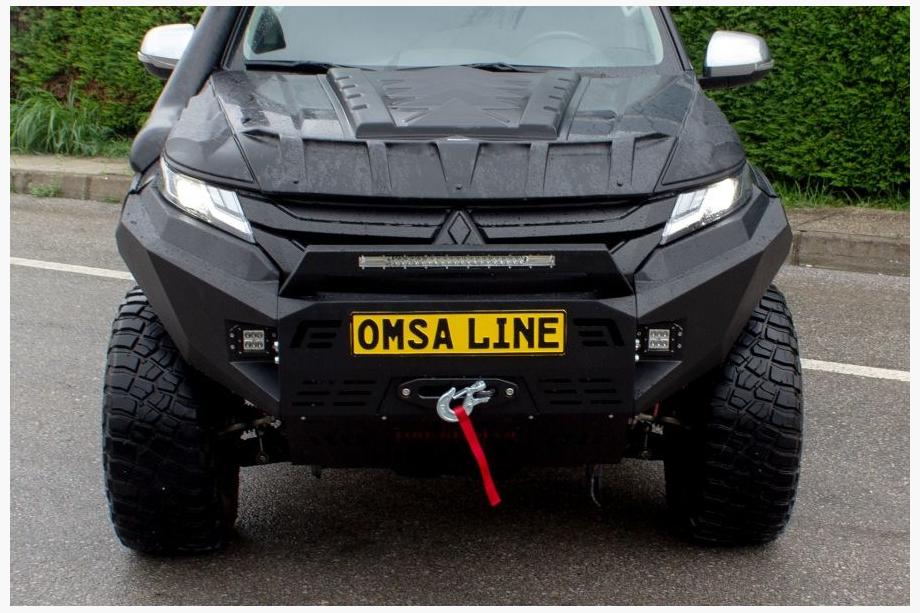 Mitsubishi L200 2015-2024 Pare-chocs avant avec protection de carter Dakar (2019+) Photo 2
