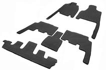 Chrysler Voyager 2001-2007 Tapis de sol (3 rangées, EVA, noir) photo 1