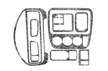 Honda CRV 1996-2001 Décor de Tableau de Bord Aluminium photo 4