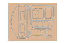 Honda CRV 1996-2001 Décor de Tableau de Bord Aluminium photo 2