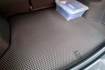 Volkswagen ID.4 2020- Tapis de coffre V1 (EVA, Noir) photo 8