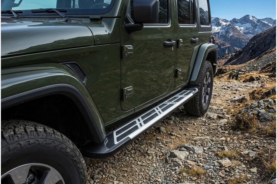 Jeep Wrangler 2018- Marchepieds Latéraux Sunrise (2 pcs, Aluminium) Image