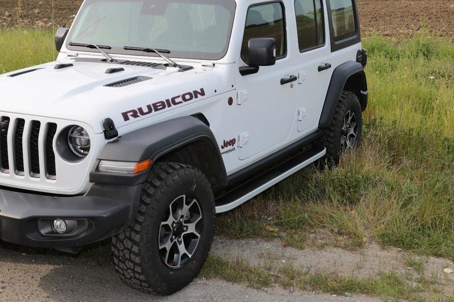 Jeep Wrangler 2018- Marchepieds Latéraux Tayga Grey (2 pcs, Aluminium) Photo 1