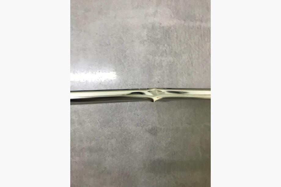 Volkswagen Passat B8 2015-2023 PROMO! Protection de pare-chocs arrière en acier inox (SD, 3pcs) Photo 7