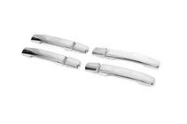 Nissan Qashqai 2007-2010 Promo ! Coques de poignées sans trou de clé (4 pcs, inox) photo 2