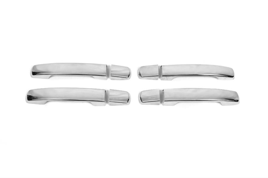 Nissan Qashqai 2007-2010 Promo ! Coques de poignées sans trou de clé (4 pcs, inox) Image