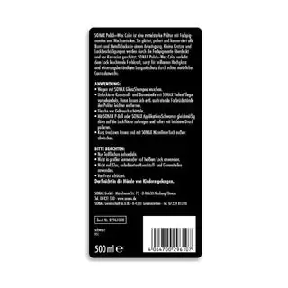 Sonax NanoPro Polish Couleur avec Cire Noir 500ml photo 2