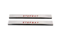 Renault Sandero 2013-2022 Seuils de porte Stepway (2 pcs rouges) photo 2