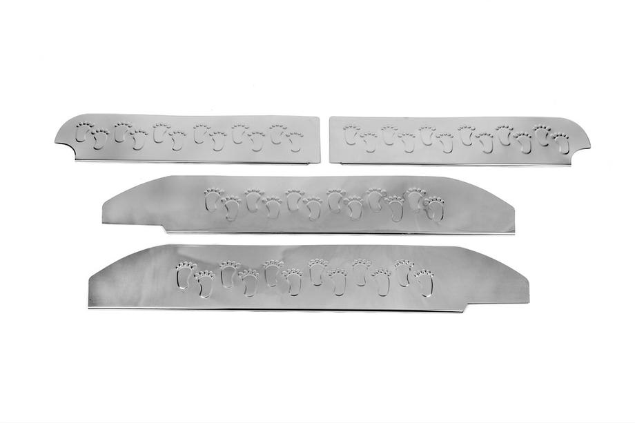 Mercedes Vito W639 2004-2014 Caches seuils intérieurs V2 (Carmos) 4 pcs, Carmos - Acier Turc Photo 3
