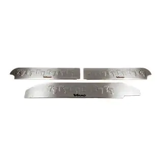 Seuils de porte intérieurs Carmos V3 inox Mercedes Viano 2004-2014 photo 2