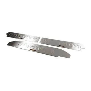 Seuils de porte intérieurs Carmos V3 inox Mercedes Viano 2004-2014 photo 1