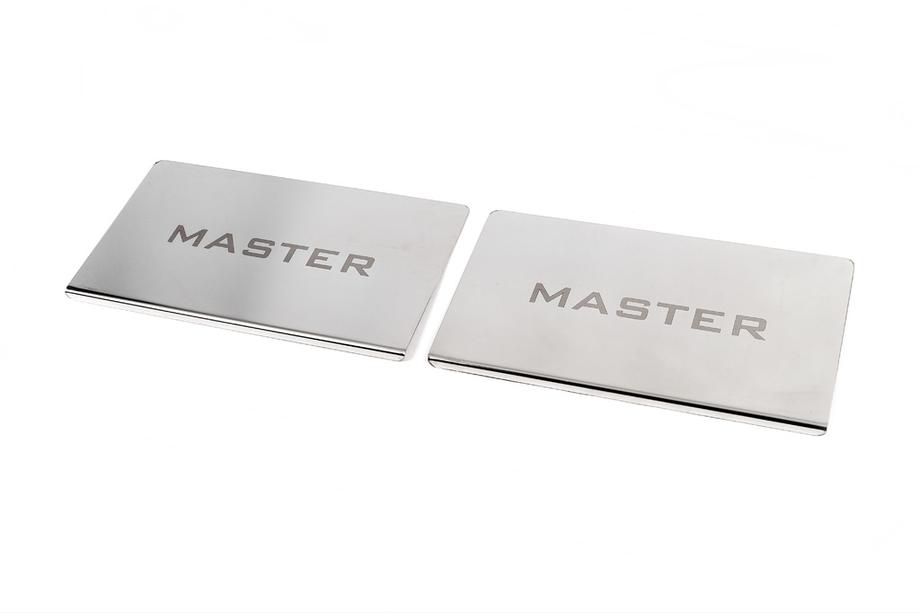 Renault Master 1998-2010 Seuils de porte intérieurs Carmos V1 (2 pcs, inox) Image