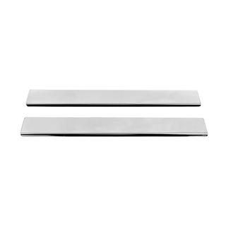 Couvre seuils de porte (2 pcs, acier, sans inscription) photo 1
