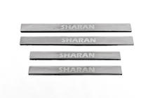 Volkswagen Sharan 2010-2023 Seuils de porte Carmos V2 (4 pcs, inox) photo 2