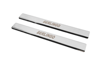 Citroen Berlingo 1996-2008 Seuils de porte Carmos V2 (2 pcs, inox) photo 2