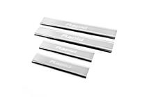Skoda Rapid 2012-2019 Seuils de porte Carmos V2 (4 pcs, inox) photo 1