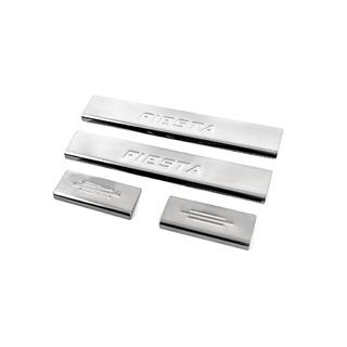 Seuils de porte inox Carmos V2 (4 pcs) Ford Fiesta 2002-2008 photo 2