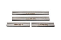 Volkswagen Amarok 2010-2022 Seuils de Porte Carmos V3 (4 pcs, Inox) photo 1