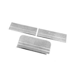 Seuils de porte Carmos V2 (3 pcs, inox) Renault Trafic 2001–2015 photo 2