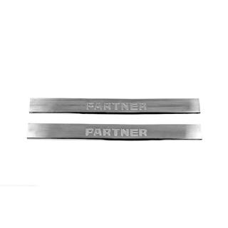 Seuils de porte V2 (Carmos, 2 pcs, acier inoxydable) Peugeot Partner 1996-2008 photo 2