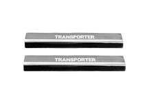 Volkswagen T5 Transporter 2003-2010 Seuils de porte Carmos V2 (2 pcs, inox) photo 2