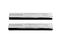 Volkswagen T5 Transporter 2003-2010 Seuils de porte Carmos V3 (2 pcs, inox) photo 2