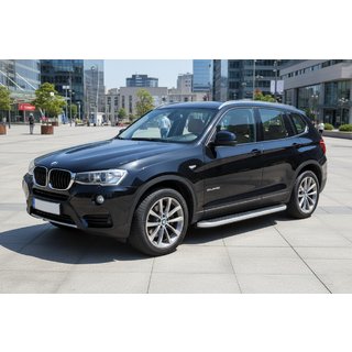 Marchepieds Latéraux Tayga Grey (2 pcs, Aluminium) BMW X3 F25 2011-2018 photo 1
