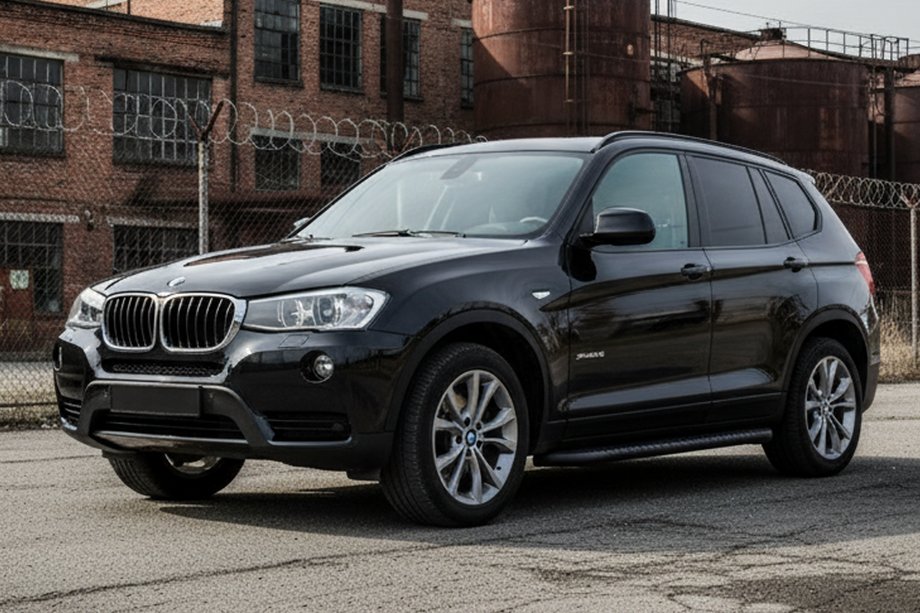 BMW X3 F25 2011-2018 Marchepieds Latéraux Bosphore Black (2 pcs, Aluminium) Image