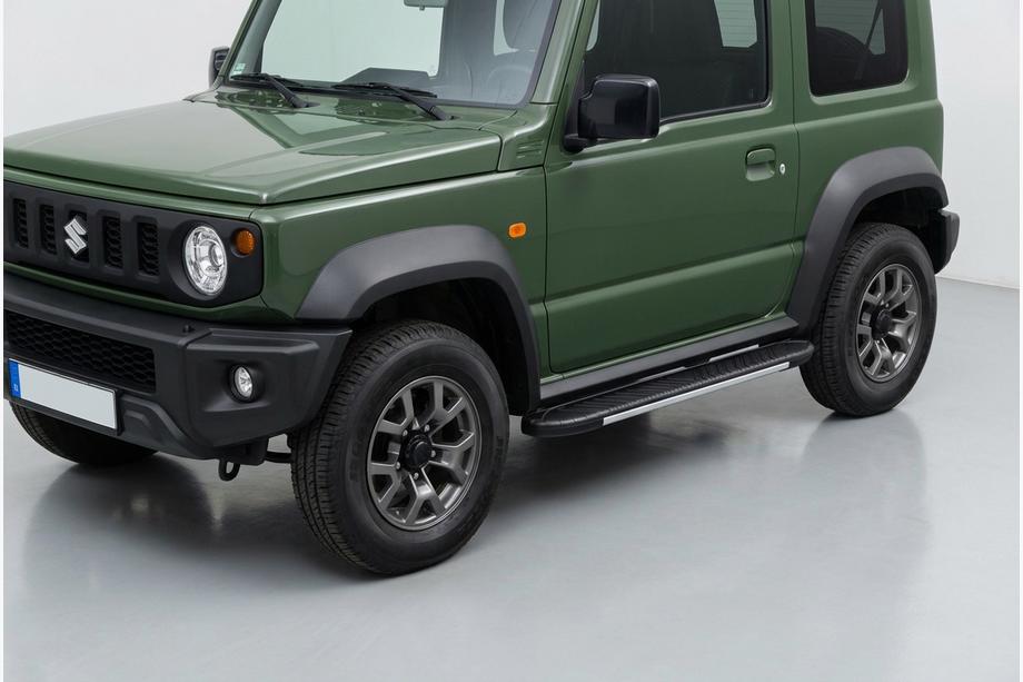 Suzuki Jimny 2018- Marchepieds Latéraux Bosphore Grey (2 pcs, Aluminium) Image