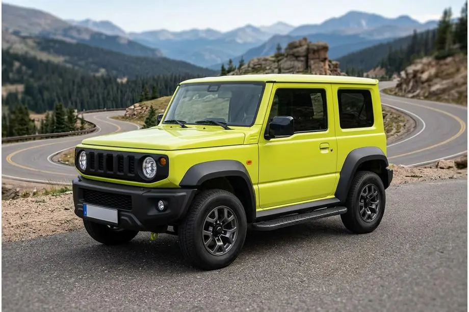 Suzuki Jimny 2018- Marchepieds Latéraux Bosphore Black (2 pcs, Aluminium) Image
